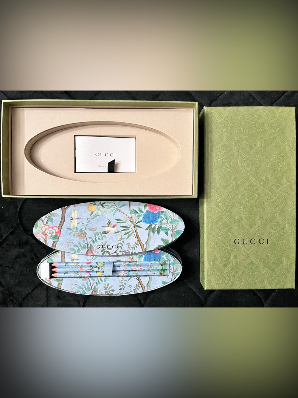 GUCCI Made in Italy Botanical Print Pencils